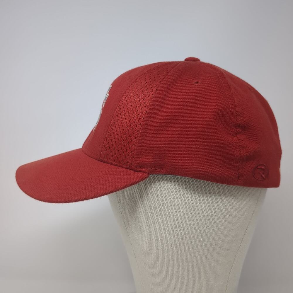 McDonald Fitted Hat Solid Red Large Embroidered L… - image 3
